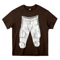Chocolate Brown football padded pant fa element 1 Heavy Core Tee - FaDigitalArtStudio
