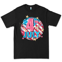 Black 4th of July Premium Tee - FaDigitalArtStudio