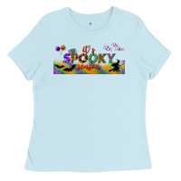 Baby Blue it's spooky season libbey glass Ladies Tee - BundleAndBundleShop