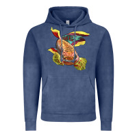 Vintage Denim Killifish Vintage Hoodie - LillyAllenDesigns