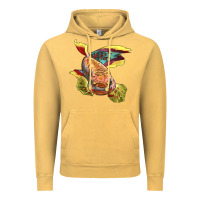 Vintage Mustard Killifish Vintage Hoodie - LillyAllenDesigns
