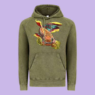 Killifish Vintage Hoodie Designed By Lillyallendesigns