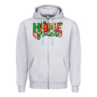 Heather Grey howe grown strawberries Zipper Hoodie - Jasminsmagicworld