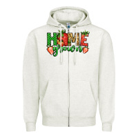Oatmeal Heather howe grown strawberries Zipper Hoodie - Jasminsmagicworld
