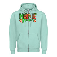 Seafoam howe grown strawberries Zipper Hoodie - Jasminsmagicworld