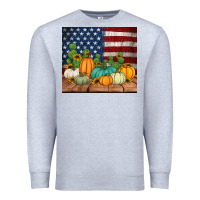 Heather Grey fall themed american tumbler Premium Sweatshirt - Jasminsmagicworld