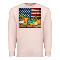 Pale Pink fall themed american tumbler Premium Sweatshirt - Jasminsmagicworld