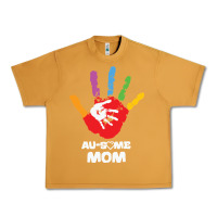Peanut Butter LIL Autism Mom Urban Heavy Tee - CowhideDigitalArt