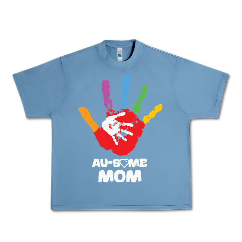 Lil Autism Mom Urban Heavy Tee by CowhideDigitalArt | Teevron