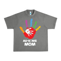 Tornado LIL Autism Mom Urban Heavy Tee - CowhideDigitalArt