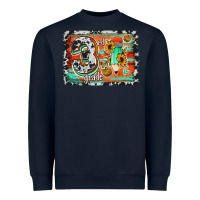 Navy western back to school 3rd grade Heavyweight Sweatshirt - Jasminsmagicworld