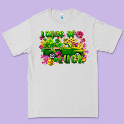 Loads Of Luck St. Patricks Day Premium Tee Designed By Fadigitalartstudio