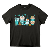 Asphalt winter coffee cups Heavy Core Tee - OliviaCreatesArt