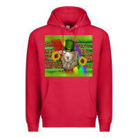Cardinal st patricks sheep sunflowers rainbow serape leopard glitter Premium Hoodie - Artiststas