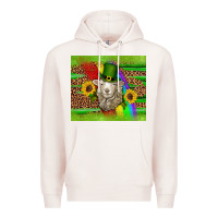 Pale Pink st patricks sheep sunflowers rainbow serape leopard glitter Premium Hoodie - Artiststas