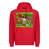Red st patricks sheep sunflowers rainbow serape leopard glitter Premium Hoodie - Artiststas