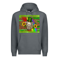 Rock st patricks sheep sunflowers rainbow serape leopard glitter Premium Hoodie - Artiststas