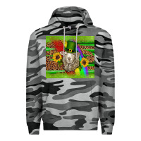 Slate Camo st patricks sheep sunflowers rainbow serape leopard glitter Premium Hoodie - Artiststas