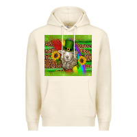 Tofu st patricks sheep sunflowers rainbow serape leopard glitter Premium Hoodie - Artiststas