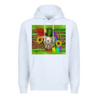 White st patricks sheep sunflowers rainbow serape leopard glitter Premium Hoodie - Artiststas
