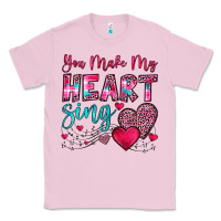 Bubblegum Pink you make my heart sing Classic Tee - OliviaCreatesArt