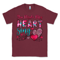 Burgundy you make my heart sing Classic Tee - OliviaCreatesArt