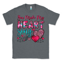 Charcoal Heather you make my heart sing Classic Tee - OliviaCreatesArt