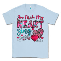 Dusty Blue you make my heart sing Classic Tee - OliviaCreatesArt