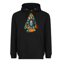 Black gemstone arrowhead Heavyweight Hoodie - Jasminsmagicworld