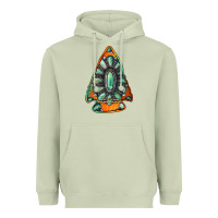 Matcha gemstone arrowhead Heavyweight Hoodie - Jasminsmagicworld