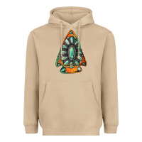 Mushroom gemstone arrowhead Heavyweight Hoodie - Jasminsmagicworld