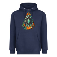 Navy gemstone arrowhead Heavyweight Hoodie - Jasminsmagicworld