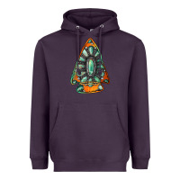 Plum gemstone arrowhead Heavyweight Hoodie - Jasminsmagicworld