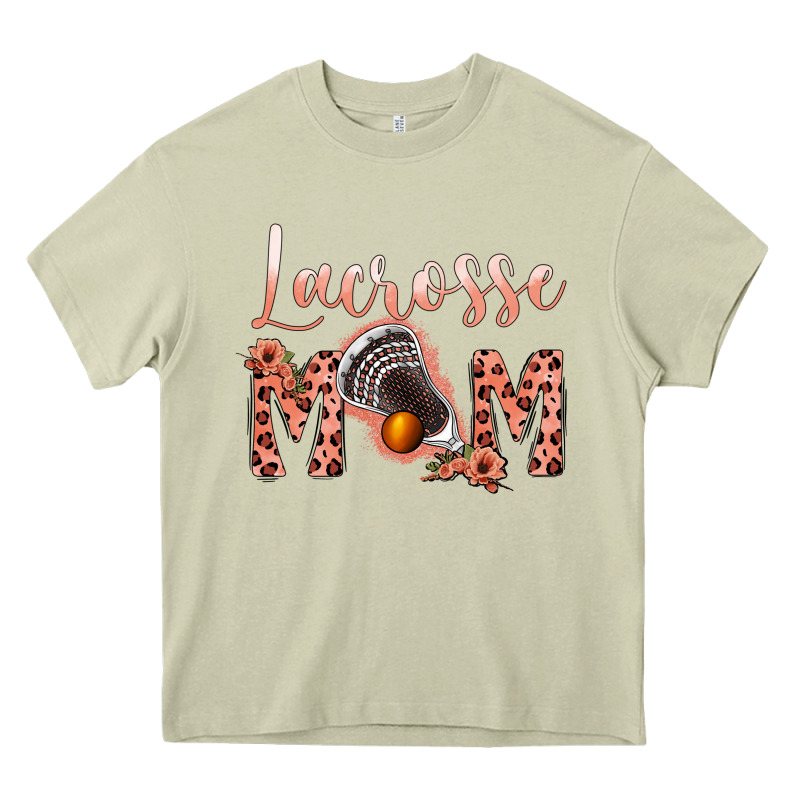 Pink Lacrose Mom Heavy Core Tee by Jasminsmagicworld | Teevron