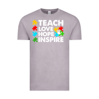 Vintage Zinc Teach Love Hope Inspire Vintage Tee - CowhideDigitalArt