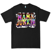 Black Mama junkie Mother's Day Premium Tee - FaDigitalArtStudio