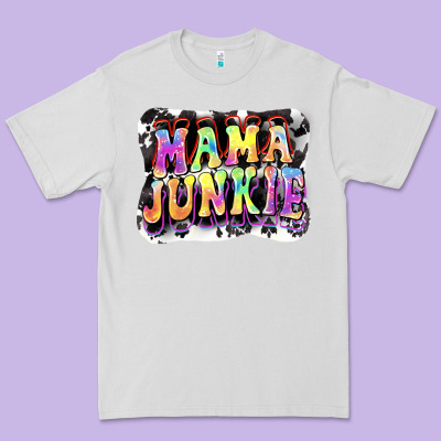 Mama Junkie Mother's Day Premium Tee Designed By Fadigitalartstudio