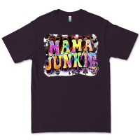 Plum Mama junkie Mother's Day Premium Tee - FaDigitalArtStudio