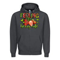 Smoke feeling berry cute strawberry Zipper Hoodie - Jasminsmagicworld