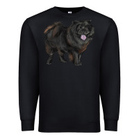 Black black chow chow Premium Sweatshirt - RanaPortraitStore