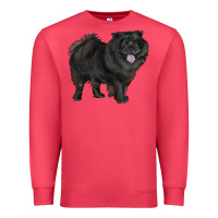 Cardinal black chow chow Premium Sweatshirt - RanaPortraitStore