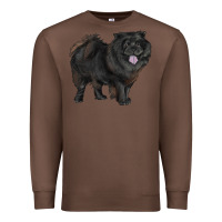 Chestnut black chow chow Premium Sweatshirt - RanaPortraitStore