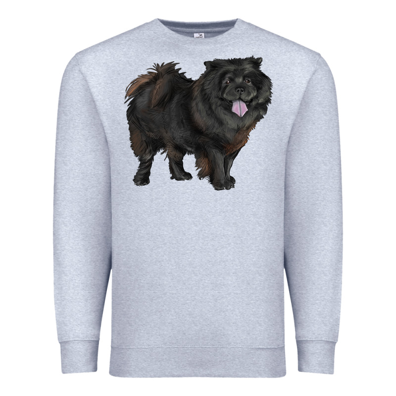 Black Chow Chow Premium Sweatshirt by RanaPortraitStore | Teevron