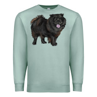 Seafoam black chow chow Premium Sweatshirt - RanaPortraitStore