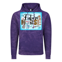 Cloud Purple Western Future Nurse Vintage Hoodie - LillyAllenDesigns