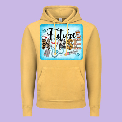 Western Future Nurse Vintage Hoodie Designed By Lillyallendesigns