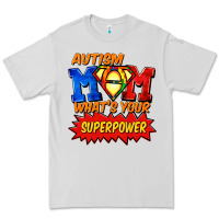 Dove Grey Autism mom what's your superpower Mother's Day Premium Tee - FaDigitalArtStudio