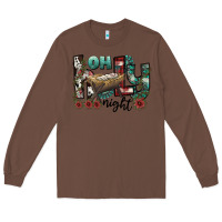 Chestnut oh holy night Long Sleeve Tee - CowhideDigitalArt
