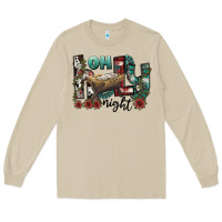 Mushroom oh holy night Long Sleeve Tee - CowhideDigitalArt