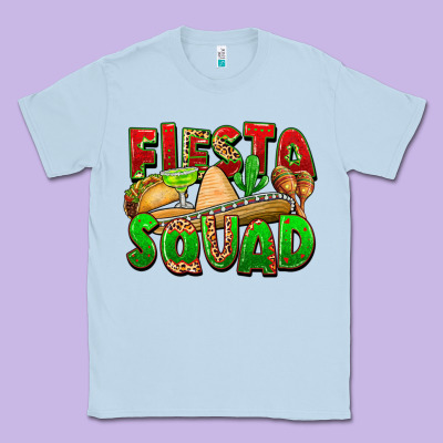 Fiesta Squad Classic Tee Designed By Fadigitalartstudio